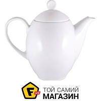 Белый чайник заварочный 1.35 фарфор Lubiana Чайник 1,35л VENUS (0974L)