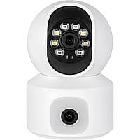 IP камера видеонаблюдения Wi-Fi, V380 / Двойная поворотная камера наблюдения