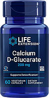 D-глюкарат кальция 200 мг (Calcium D-Glucarate) Life Extension 60 вегетарианских капсул