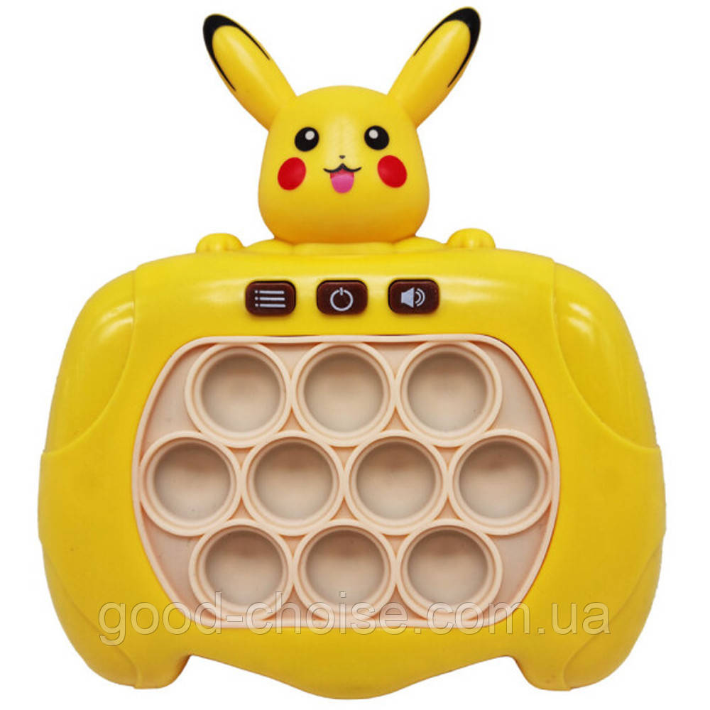 Електронний попит антистрес Рор It Pokemon, колір Рандом / Іграшка антистрес / Дитяча консоль, фото 1