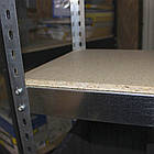 Поличковий стелаж 2100х600x450 мм Light оцинкований, 5 поличок, металевий стелаж з полицями з ДСП, складський стелаж, фото 9