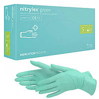 Перчатки нитрил салатовые NITRYLEX (3,5 г) S 100 шт