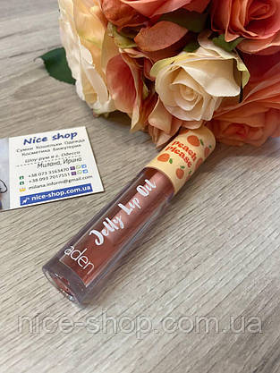 Олія-блиск для губ Aden Cosmetics Jelly Lip Oil peach №02, фото 3