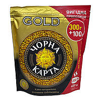 Кофе растворимый Черная карта GOLD 400 г.