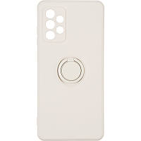 Gelius Ring Holder Case for Samsung A725 (A72) Ivory White