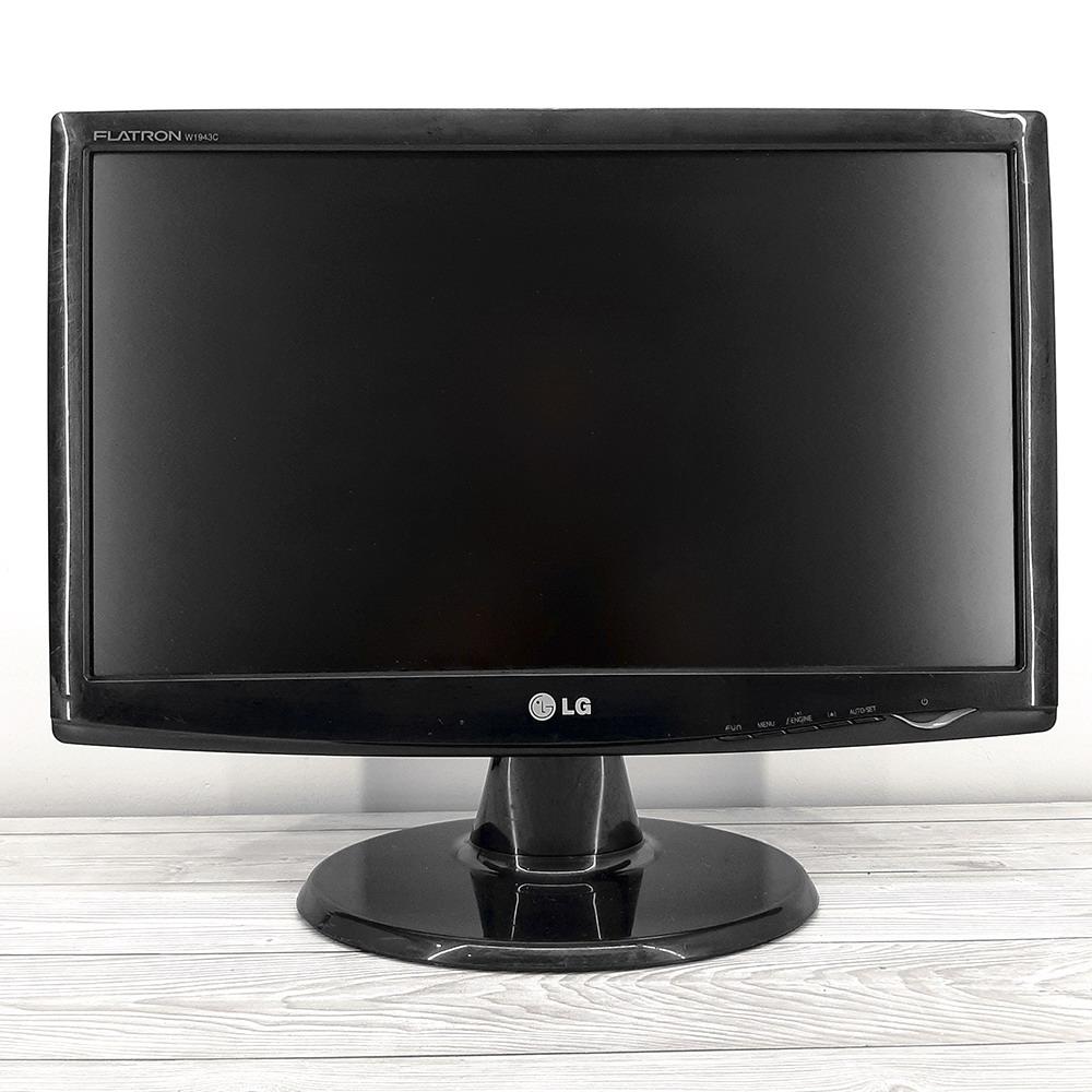 Монітор 19" 1360*768 TN LG W1943C VGA зовн.БЖ чорний бв A- Гар.12міс! #