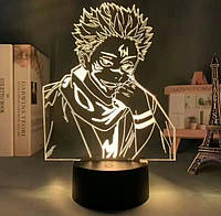 Акриловий 3D світильник - нічник Аніме Магічна битва Годжо Сатору 1 колір