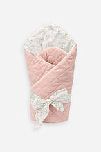 Велюровый конверт-одеяло "Tessera", розовый