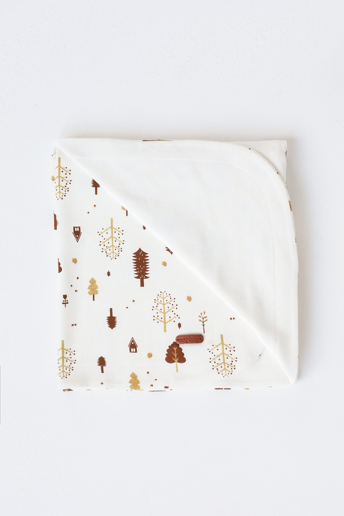 Трикотажний плед Liam, ліс, фото 1