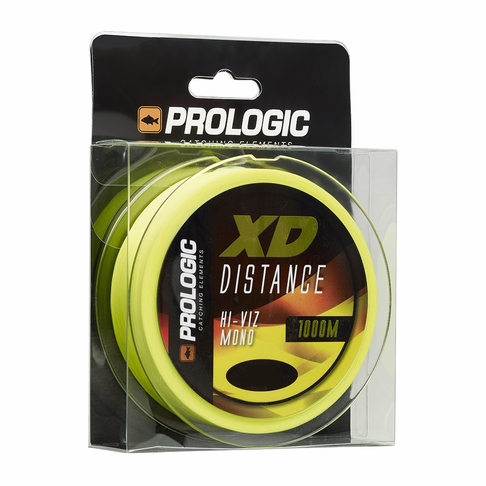 Жилка Prologic XD Distance Mono 1000m 0.28mm 5.60kg 12Lb Hi-Viz Yellow