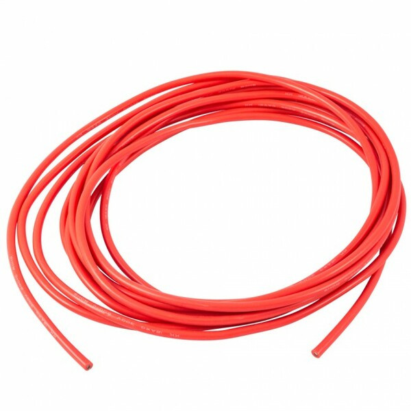 Провід 28 AWG силіконовий QianJia Червоний - 1 метр погонний