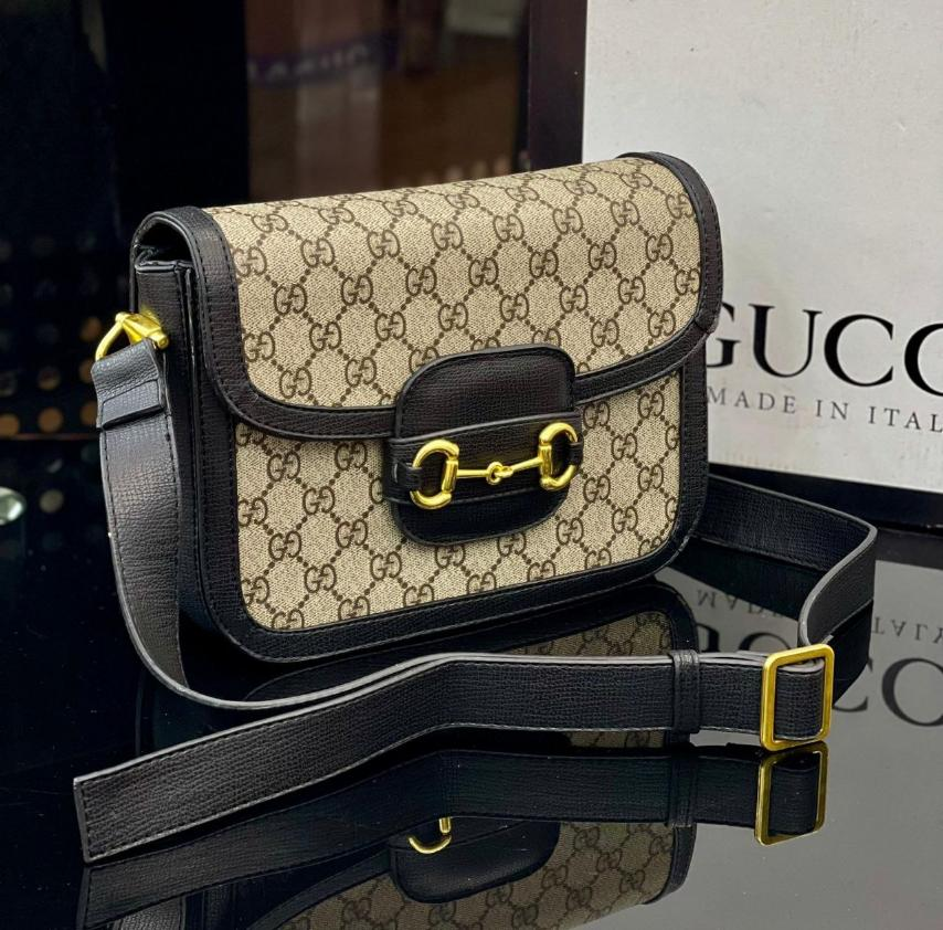 Жіноча сумка Gucci, см, чорно-сіра,  931528-1