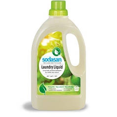 Рідкий органічний засіб для прання білих і кольорових речей SODASAN, 1.5 л