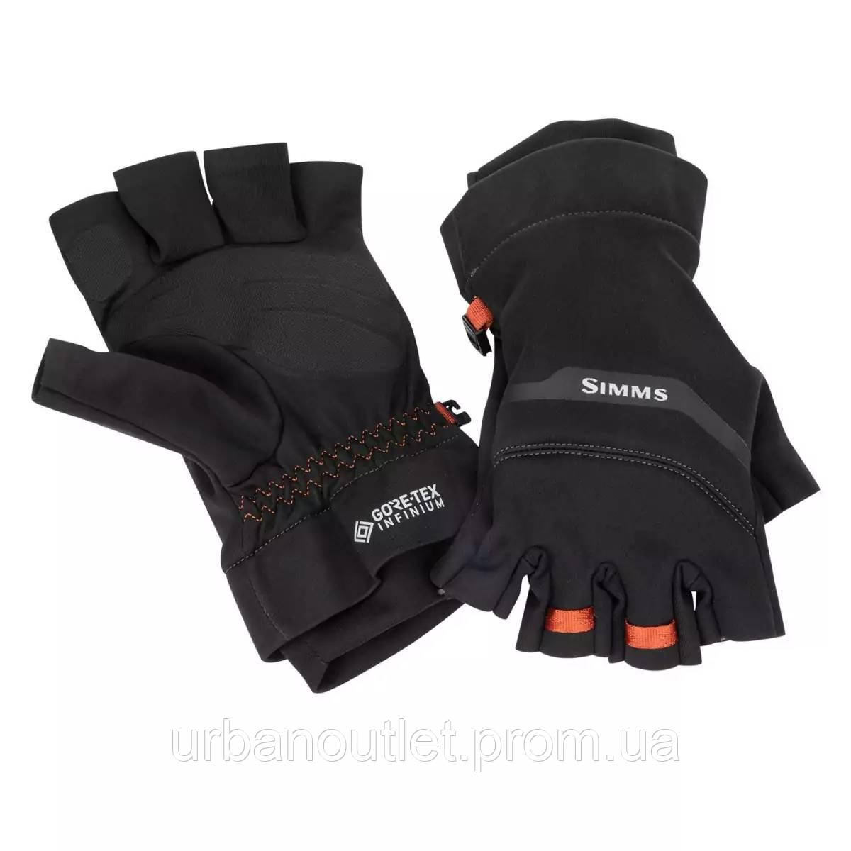 Рукавички Simms Gore Infinium Half Finger Black S (2161497 13109-001-20) K[, код: 7713735 - фото 1 - id-p2141617270