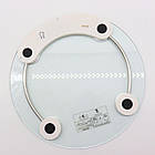 Ваги електронні підлогові 2003А до 180 кг / Круглі скляні ваги / Підлогові ваги, фото 6