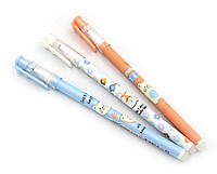 Ручка гель Пиши-стирай GP-34226 Lucky bear синяя