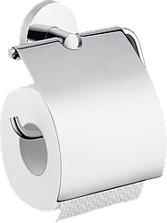Тримач туалетного паперу hansgrohe Logis з кришкою 40523000