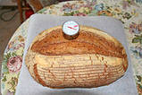 Пекарський натуральний камінь для випічки хліба і піци, 32х37х2см, (у будь-яких розмірах під замовлення), фото 4