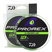 Шнур Daiwa Prorex UL Braid PE 135m Green #0.4/0,1mm 2,8kg