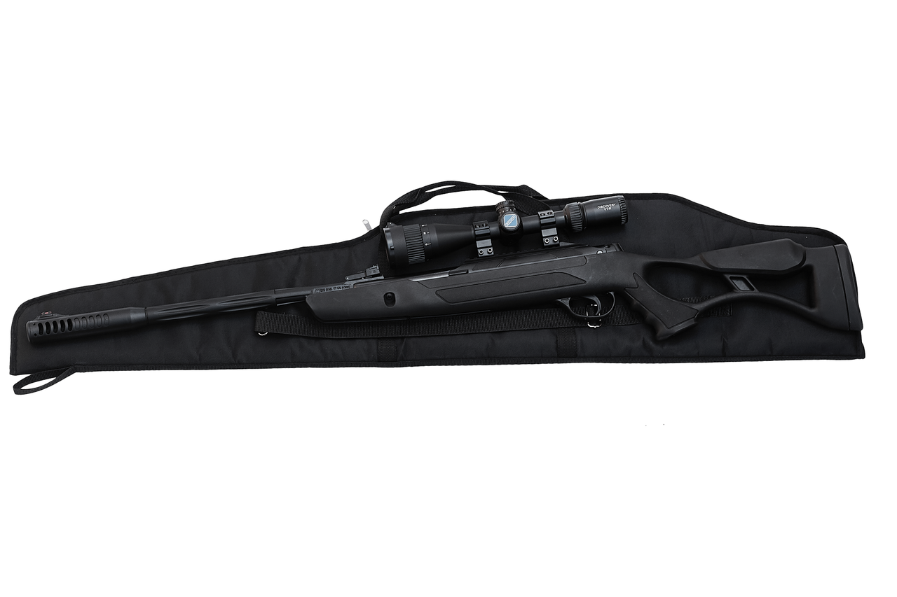 Чехол 109см для охотничьего ружья карабина чехол с уплотнителем для винтовки воздушки с оптикой прицелом Чёрны - фото 4 - id-p2141651432