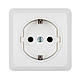 Розетка з заземленням Elektro-Plast Berg IP20 16А біла, фото 2