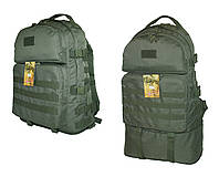 Тактический туристический крепкий рюкзак трансформер 40-60 литров олива SV