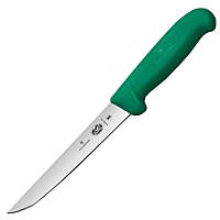 Нож кухонный, бытовой Victorinox Fibrox (лезвие: 150мм), зеленый 5.6004.15