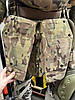 Напашник тризонний 1-го класу захисту, Мультикам, фартух напашник, сумка фартух з балістичним пакетом, фото 10