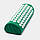 Масажний килимок з подушкою - аплікатор Кузнєцова для спини  60х40 см Зелений | акупунктурний килимок масажний, фото 6
