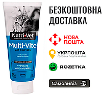 Nutri-Vet | Multi-Vite Комплекс ласощів вітамінів і мінералів для котів (0.089мл)
