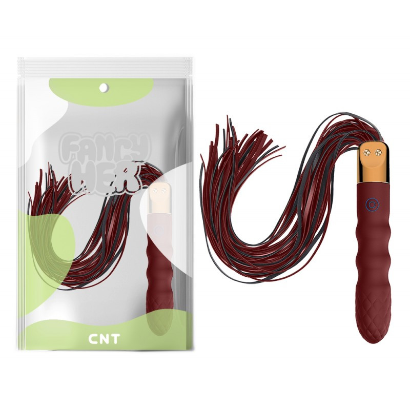 Вібратор із плетінням Tickling Teaser VibeRed, фото 1