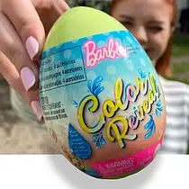 Barbie Color Reveal Поживці Барбі в Фресковому яйці Pet Set In Easter Egg Case GVK58