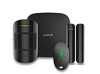 Беспроводная охранная GSM сигнализация для дома и помещений Ajax черная, Готовые комплекты сигнализации на дом