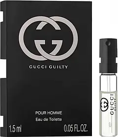 Gucci Guilty Pour Homme Туалетна вода чоловіча, 1,5 мл (пробник)
