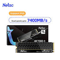 SSD Диск Netac NV7000-t 2TB M.2 NVMe 7400MB/s PCIe Gen4x4 2280 ССД для ПК ноутбука PlayStation 5