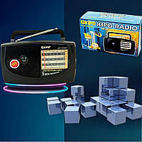Радиоприемник переносной KIPO KB-308 -5-ти волновой,AM/FM/TV/SW1-2-диапазоны