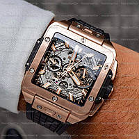 HUBLOT SQUARE BANG UNICO ROSE GOLD 42MM