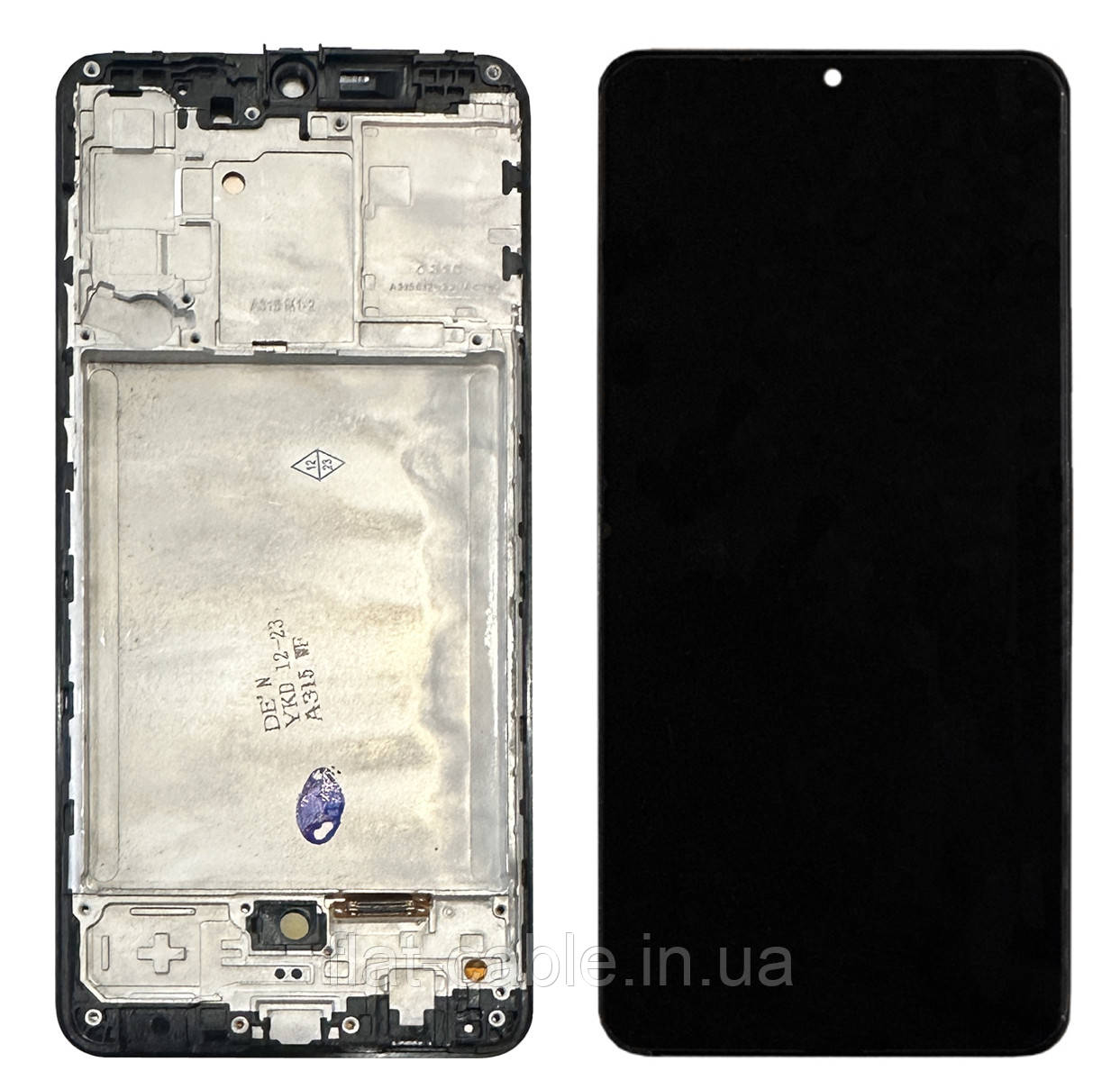 Дисплей + сенсор Samsung A315 Galaxy A31 (2020) Чорний LCD з рамкою DEN OLED