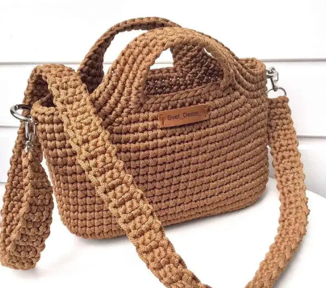 сумка макраме