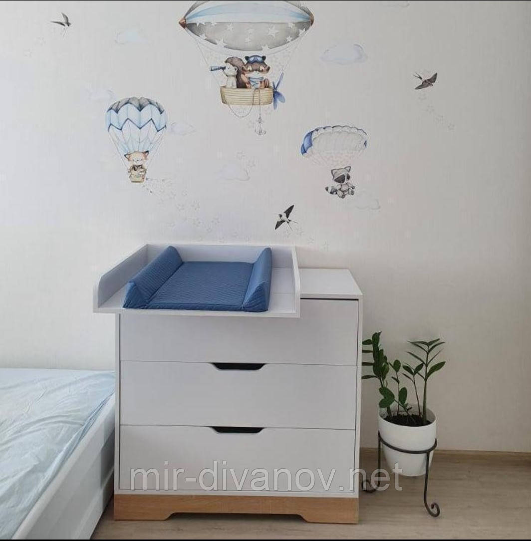 Пеленальний комод Лукас білий-низ сонома, фото 1