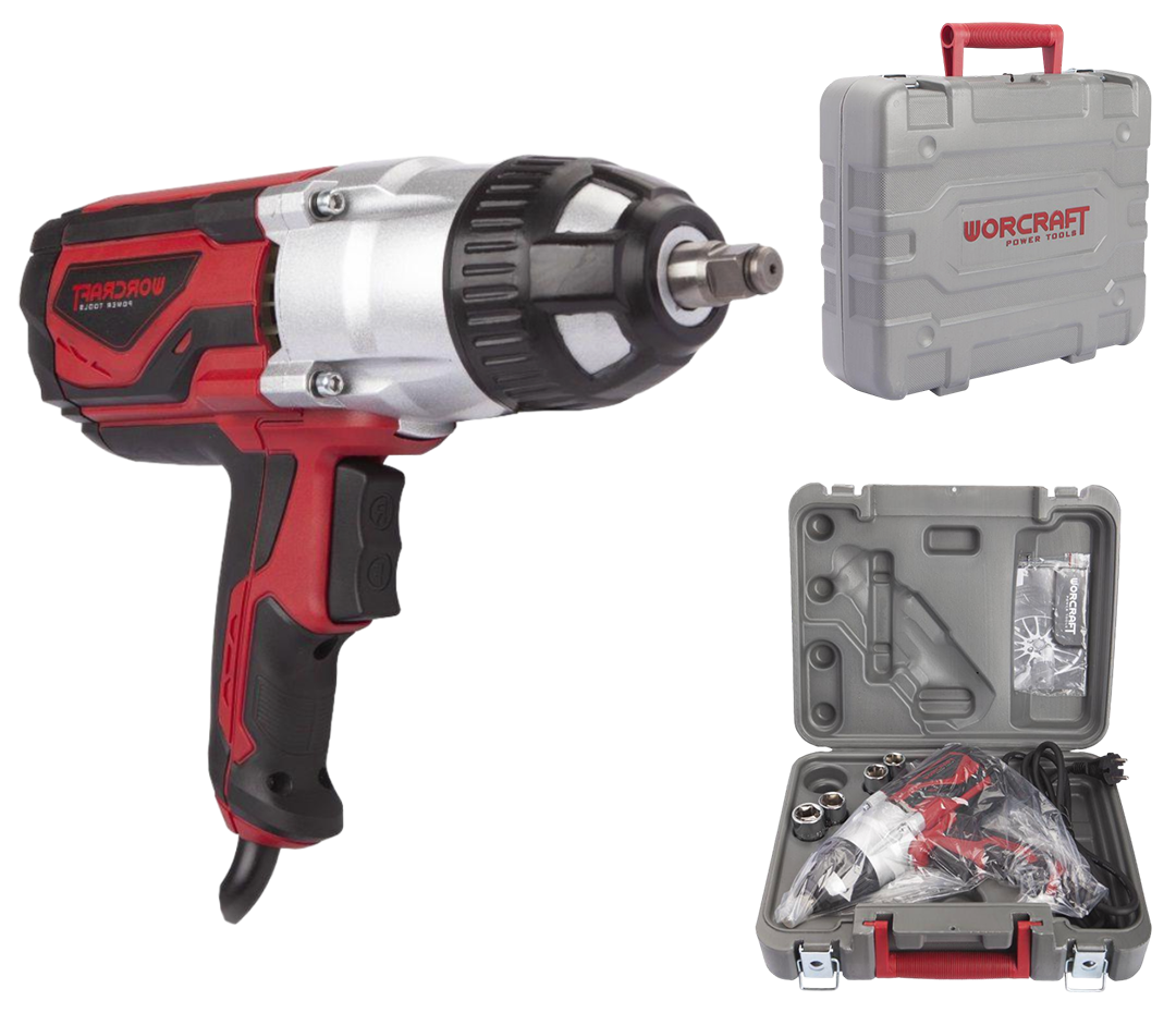 Ударний електричний гайковерт Worcraft IW-1000A 1020 Вт 500 Нм 26 000 об/хв, фото 1