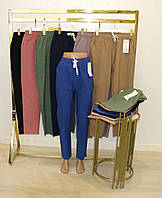 Жіночі кольорові штани , на шнурівці р.3ХL-7XL Kenalin