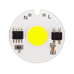 Світлодіод COB 5W Білий холодний 220V AC 27мм