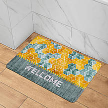 Вологопоглинаючий килимок куби "Welcome" 38*58CM*3MM (D) SW-00001561, фото 6