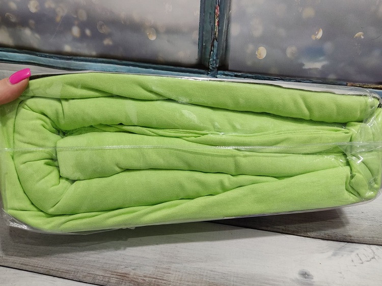 Простирадло трикотажна на гумці Best class Yesil 180х200см