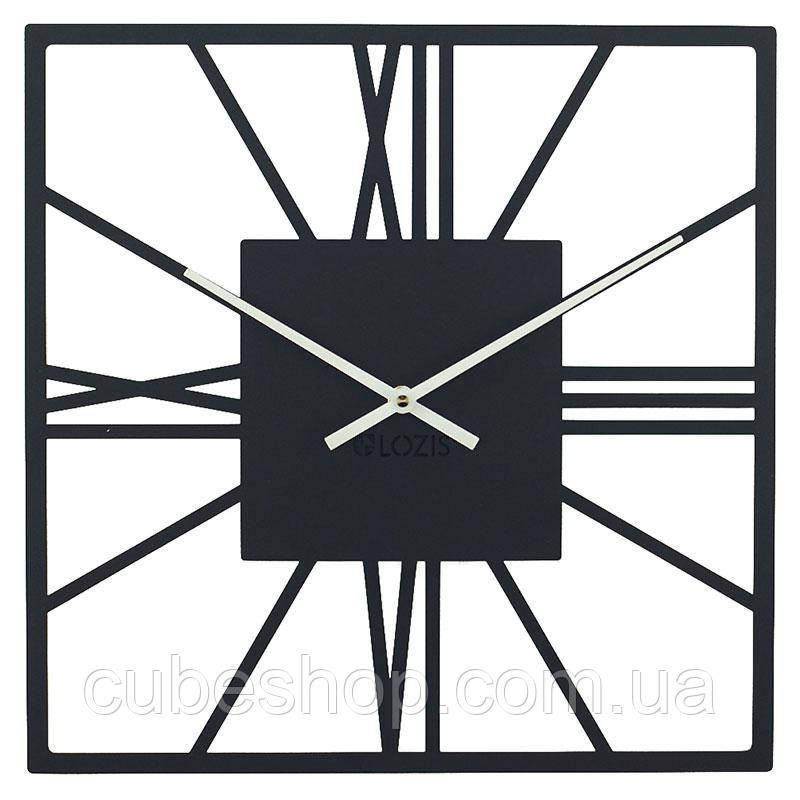 Годинник настінний New York Black