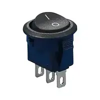 Переключатель Daier KCD1-5-103, ON-OFF-ON, 3pin, 6A 250V, чёрный