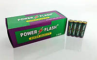 Батарейки пальчик R06 ОПТОМ солевые АА 1.5 v Power flash Пальчиковая батарейка спайка ОПТgif