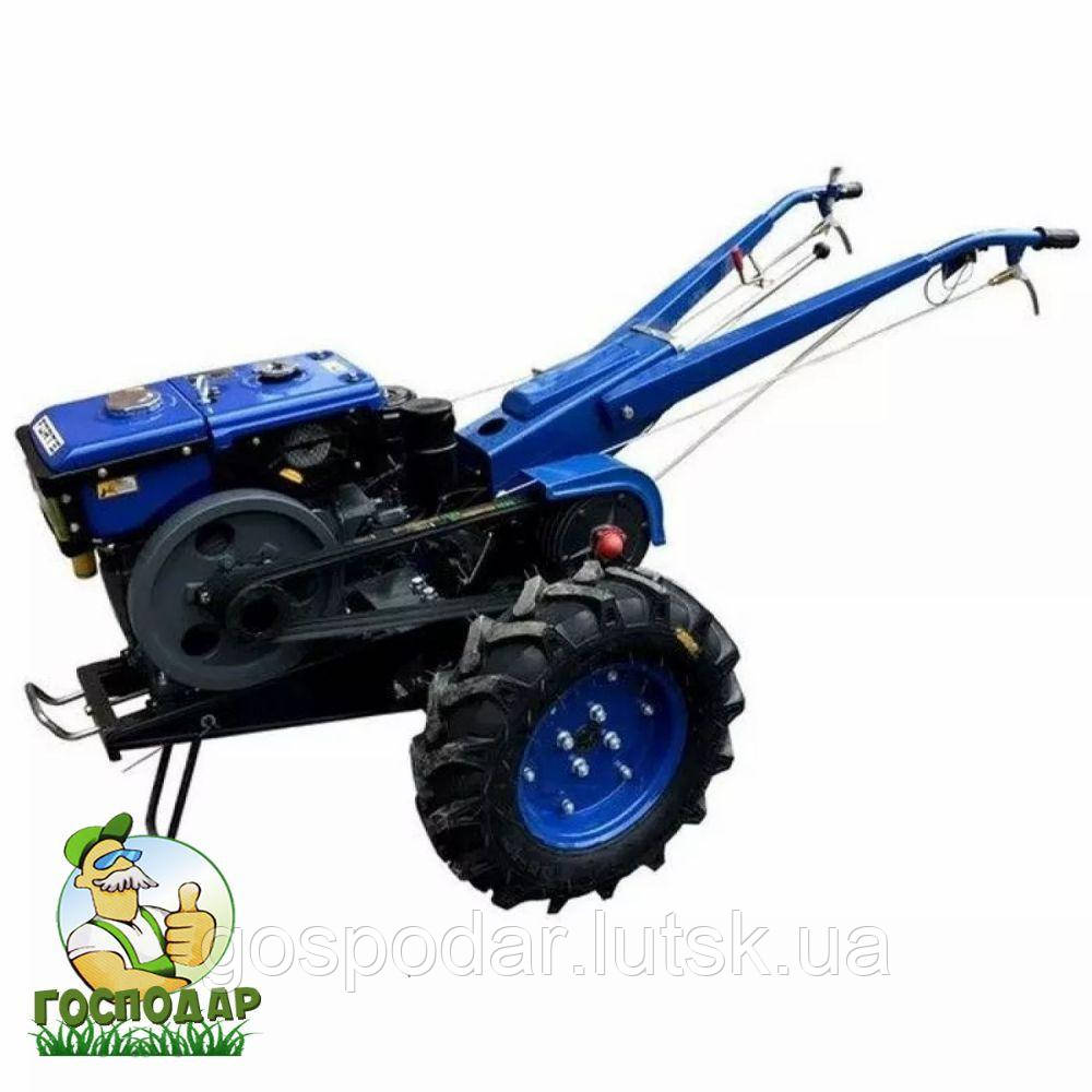 Мотоблок Forte МД-81 LUX дизельний 8 к.с. водяне охолодження і фреза, фото 1