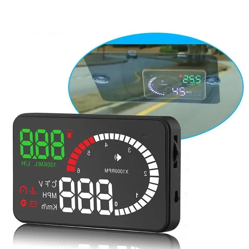 HUD OBD X6 Автомобильный проектор приборной панели на лобовое стекло - фото 1 - id-p1348337475